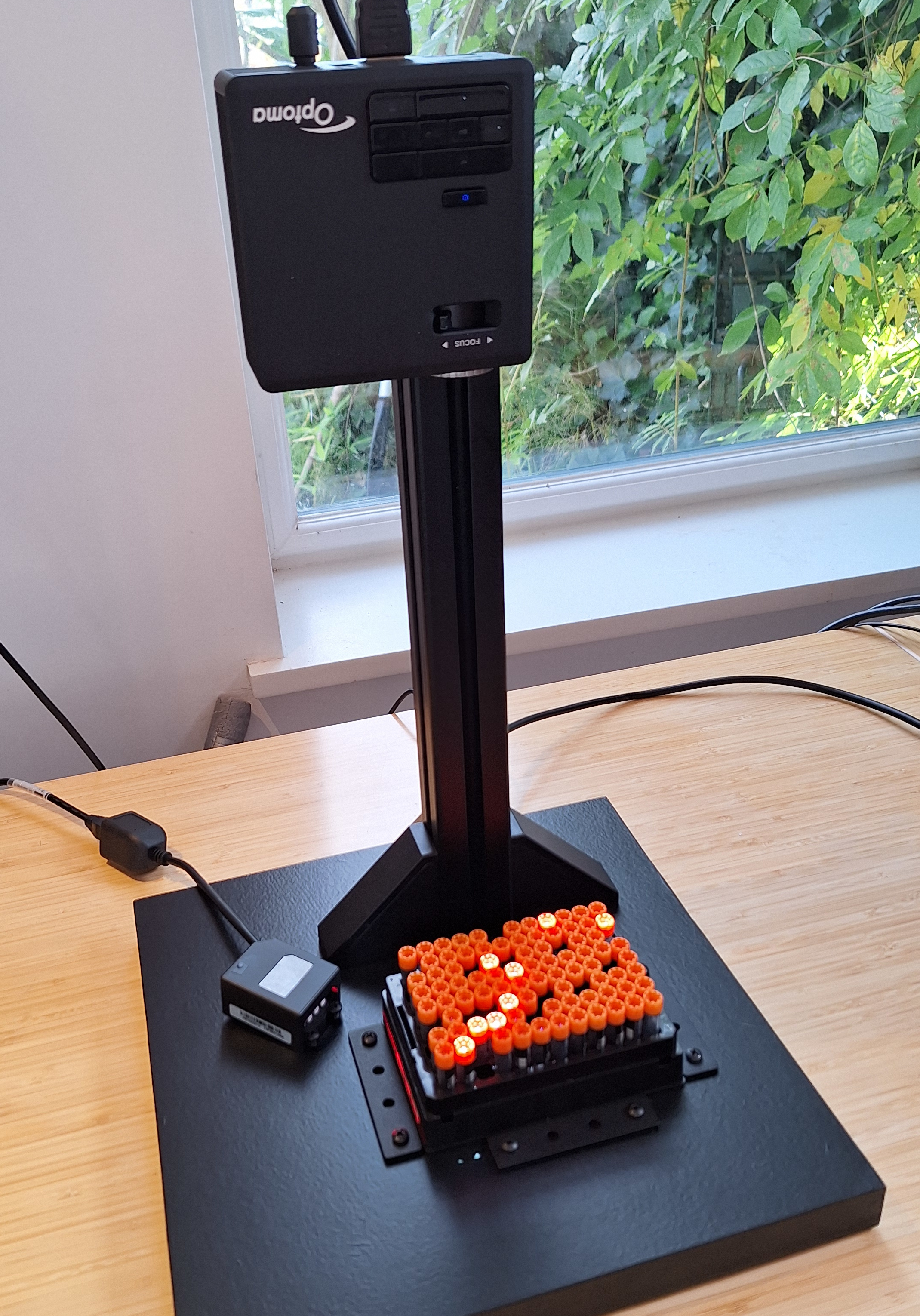 The LightPick prototype, showing the sturdy construction and easy to service components.